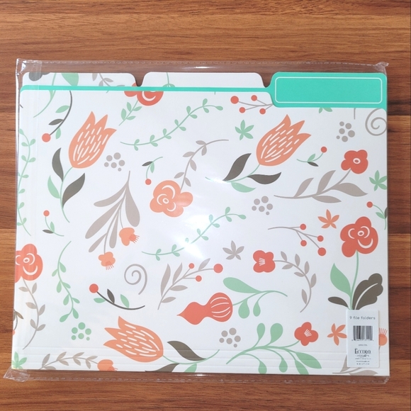 Eccolo File Folder Set. 9 file folders (3 of each style).Sale price firm - Picture 5 of 11